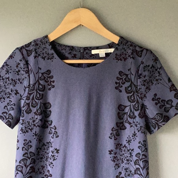 BODEN Blue With Black Design Dress - Picture 2 of 11